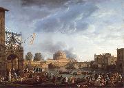 Claude-joseph Vernet, A Sporting Contest on the Tiber at Rome